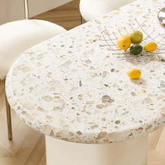 Premium Quality Terrazzo Dining Table - Safety and Fashion Combined
