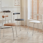 Half-elliptical terrazzo dining table with multicolor mosaic design, durable and stylish