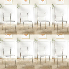 Contemporary Acrylic Dining Chair for Living Room and Kitchen Dining Chairs