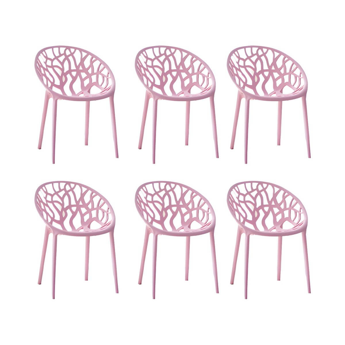 Scandinavian style sloped arm chair made of plastic and acrylic, ideal for kitchen and dining areas