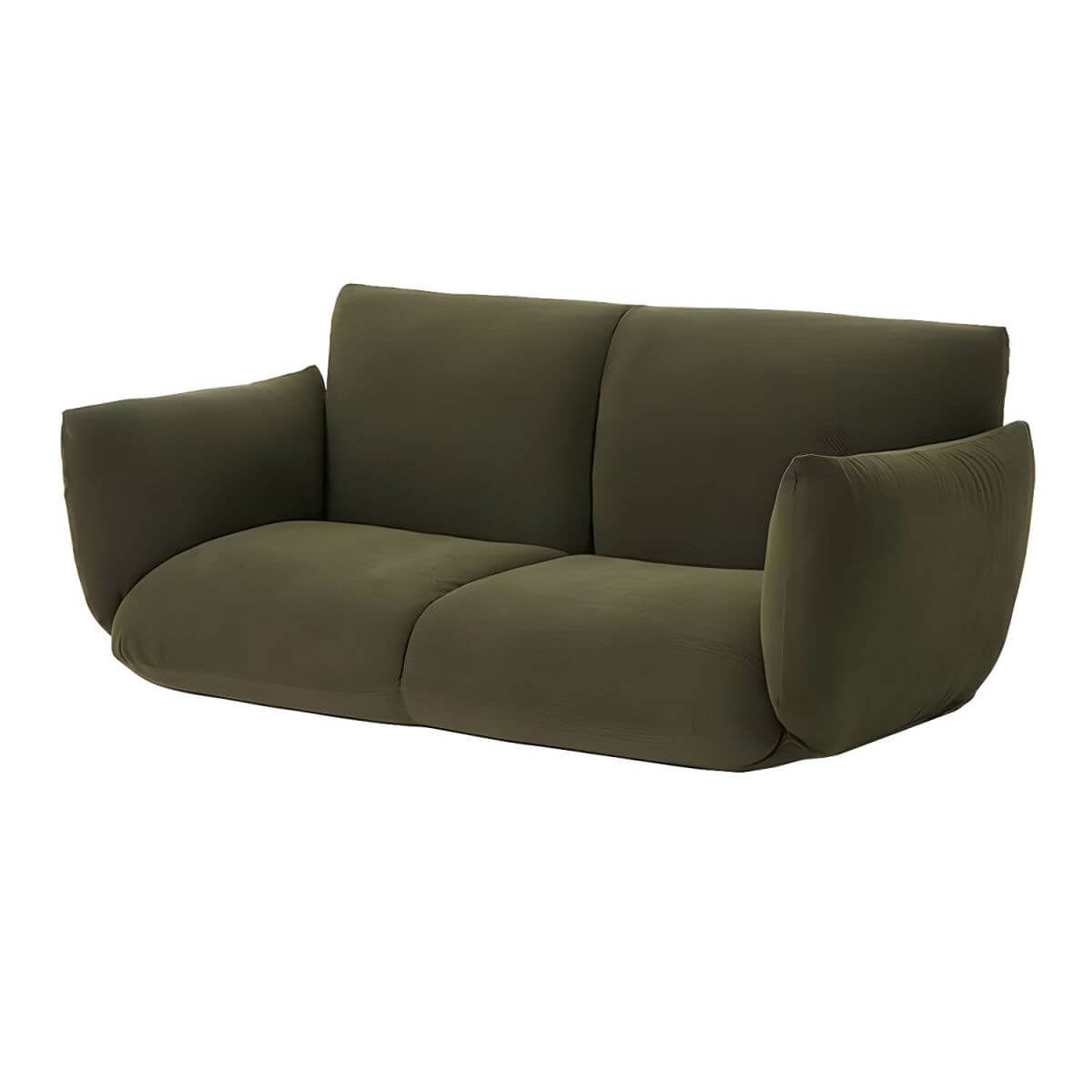 Modern polyester fiber sofa with foam seat and removable slipcover for stylish comfort