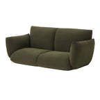 Modern polyester fiber sofa with foam seat and removable slipcover for stylish comfort