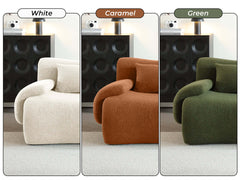 Modern Teddy Velvet Upholstered Sectional Sofa Modular Sofa