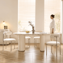 Premium Quality Terrazzo Dining Table - Safety and Fashion Combined