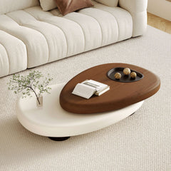 Modern Simple Innovative Coffee Table with Rotatable Design