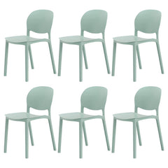 Nordic Backrest Stackable Chair with Acrylic Legs for Dining Room Dining Chairs