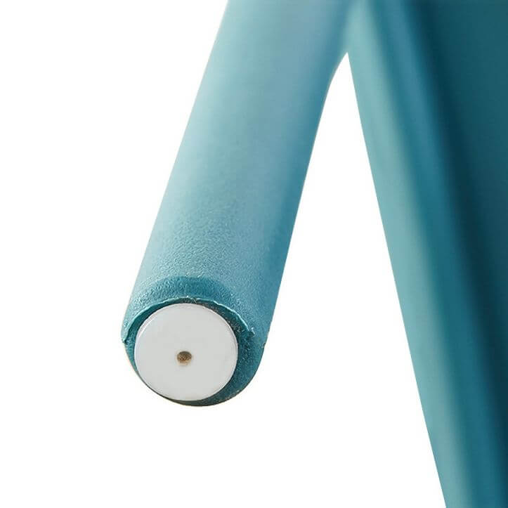 Stackable Scandinavian style plastic and acrylic side chair for dining room