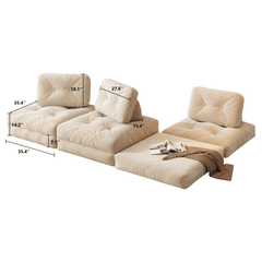 Individual Convertable Floor Couch Living Room Modular Sofa