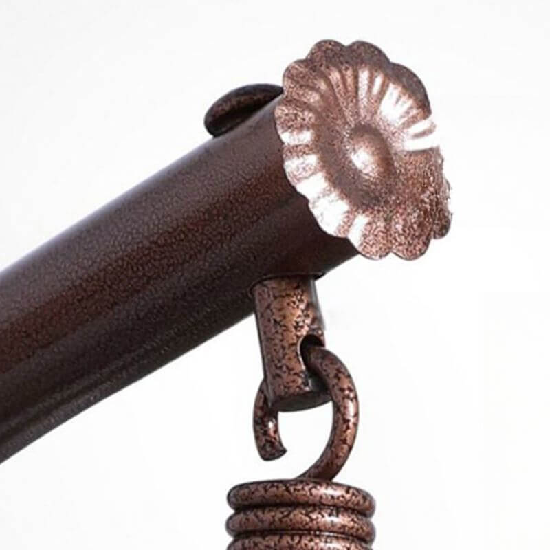 Metal upholstered porch swing egg chair with stand and chain, seating for two in cocoa and cream colors