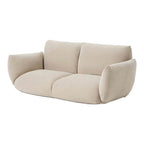 Modern polyester fiber sofa with foam seat and removable slipcover for stylish comfort