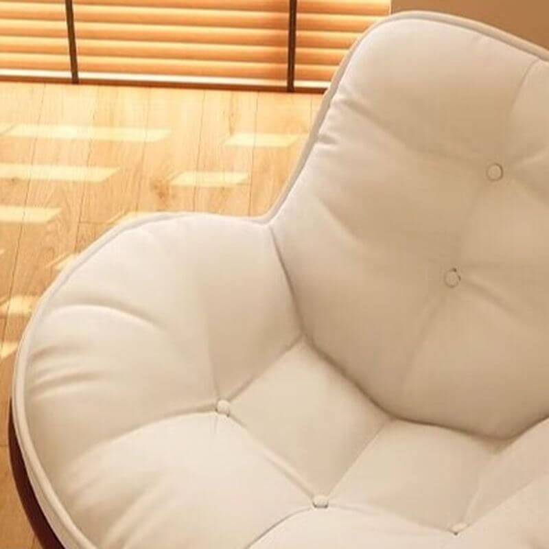 Sledging base rocking Papasan chair with comfortable cushion, perfect for sitting room accent seating