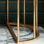 Makeup vanity set with extendable dressing table, side cabinet, mirror, and chair in white, pink, green, and blue