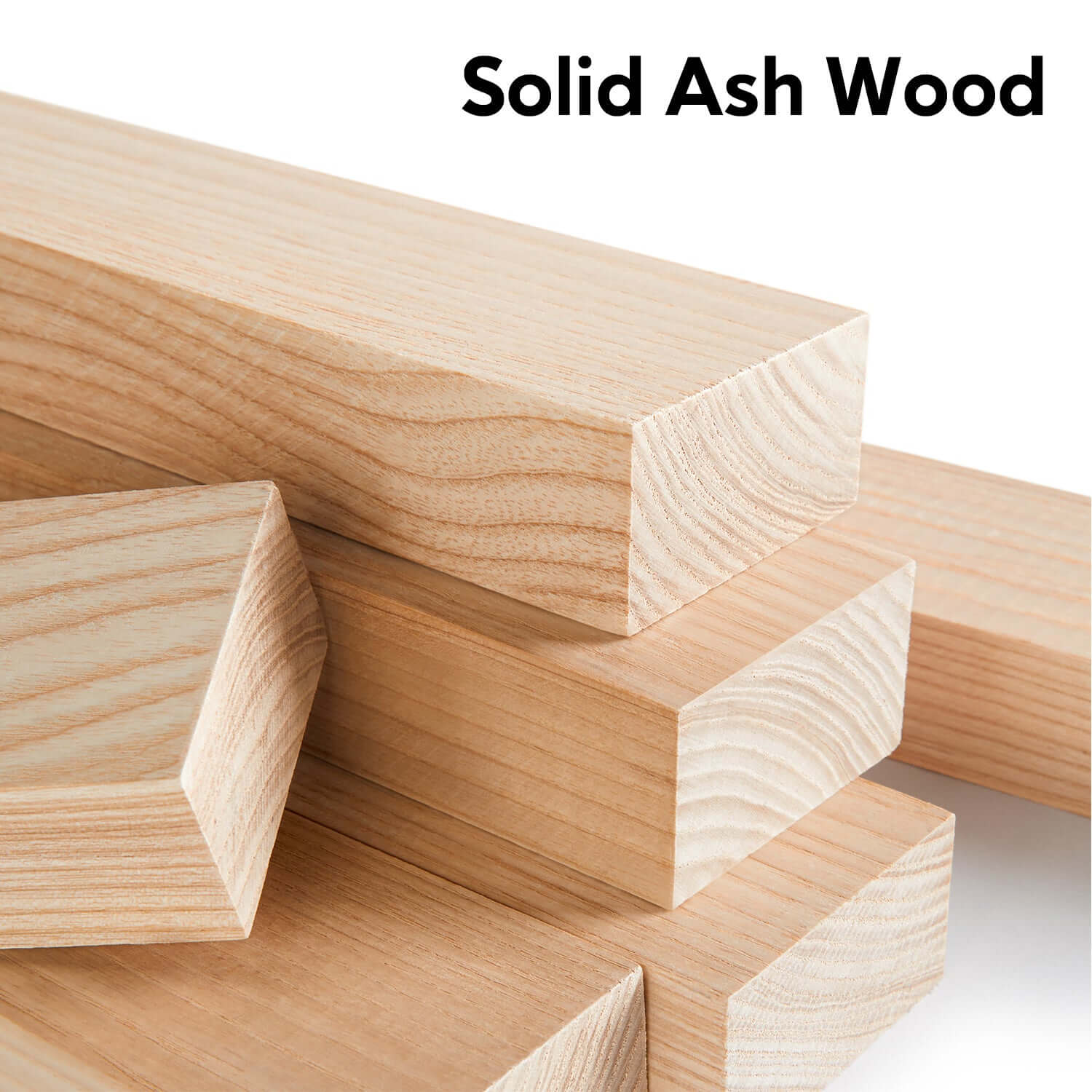 Japandi style solid ash wood sofa upholstered in cotton linen, corduroy, and cat-scratch fabric