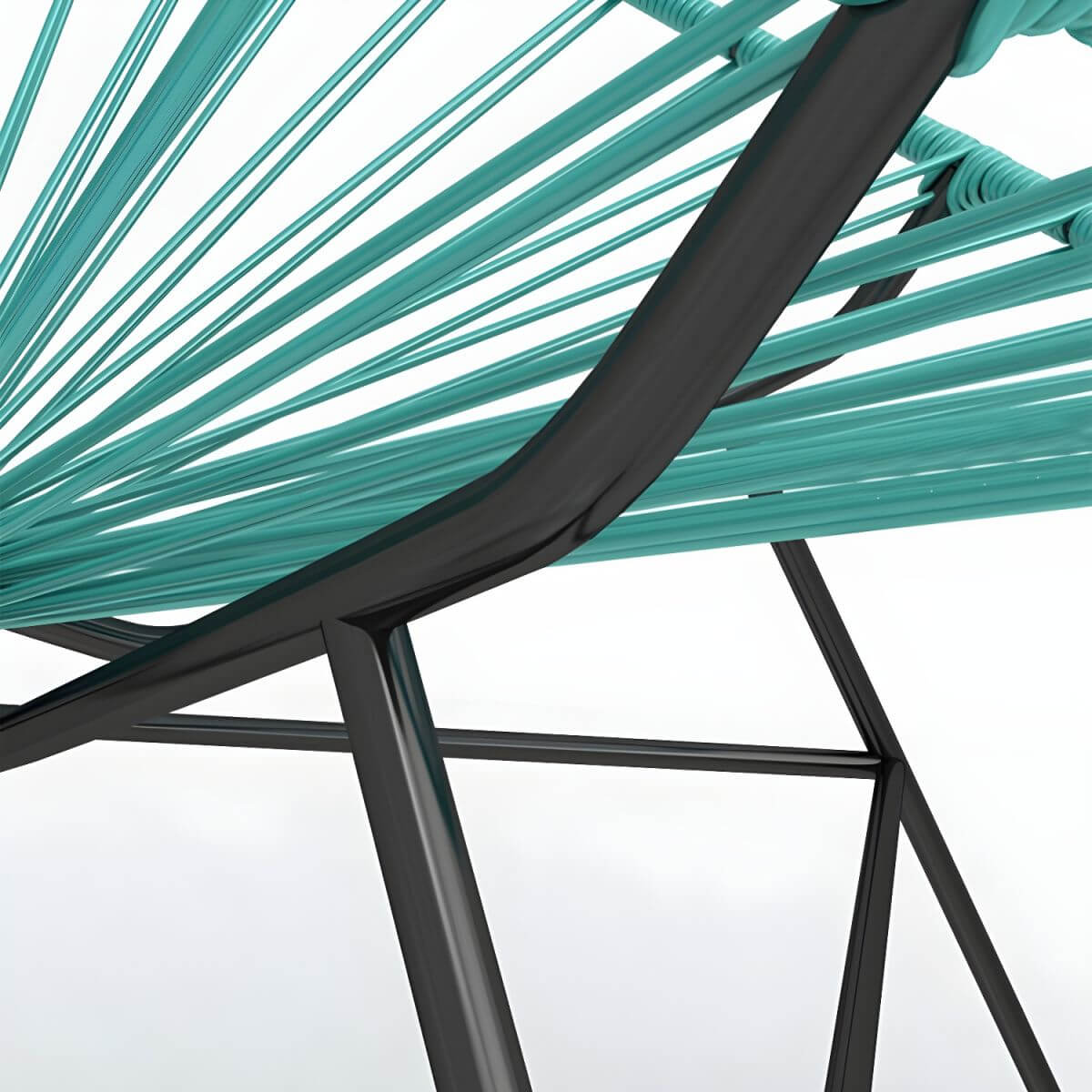 Armless Papasan accent chair for living room with 31.49" L x 37.40" W x 37.40" H dimensions