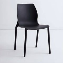 Modern Scandinavian Style Stackable Plastic & Acrylic Chair for Kitchen & Dining Dining Chairs