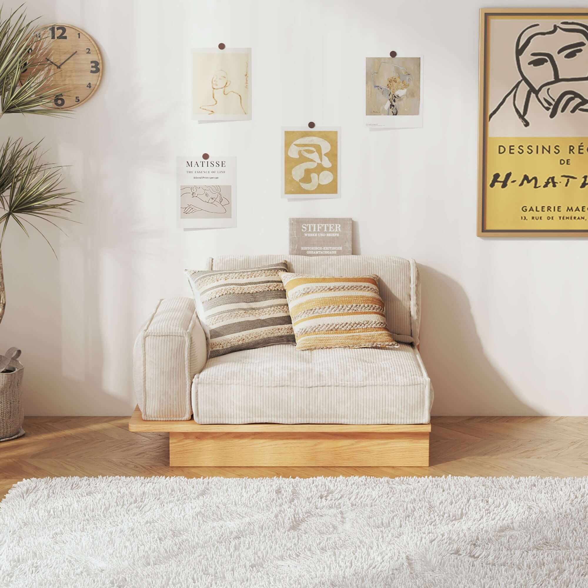 Combinable velvet multi-seater sofa with bottom drawer for stylish storage