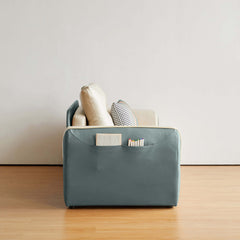 71.7"  Folding Leisure Sofa Bed with Storage Pocket