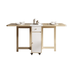 Modern Minimalist Expandable Dining Table with Chairs