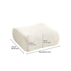 Modern Teddy Velvet Upholstered Sectional Sofa Modular Sofa