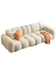 Stylish Modern Cloud Three-Seater Sofa – Pet Scratch Resistant Fabric