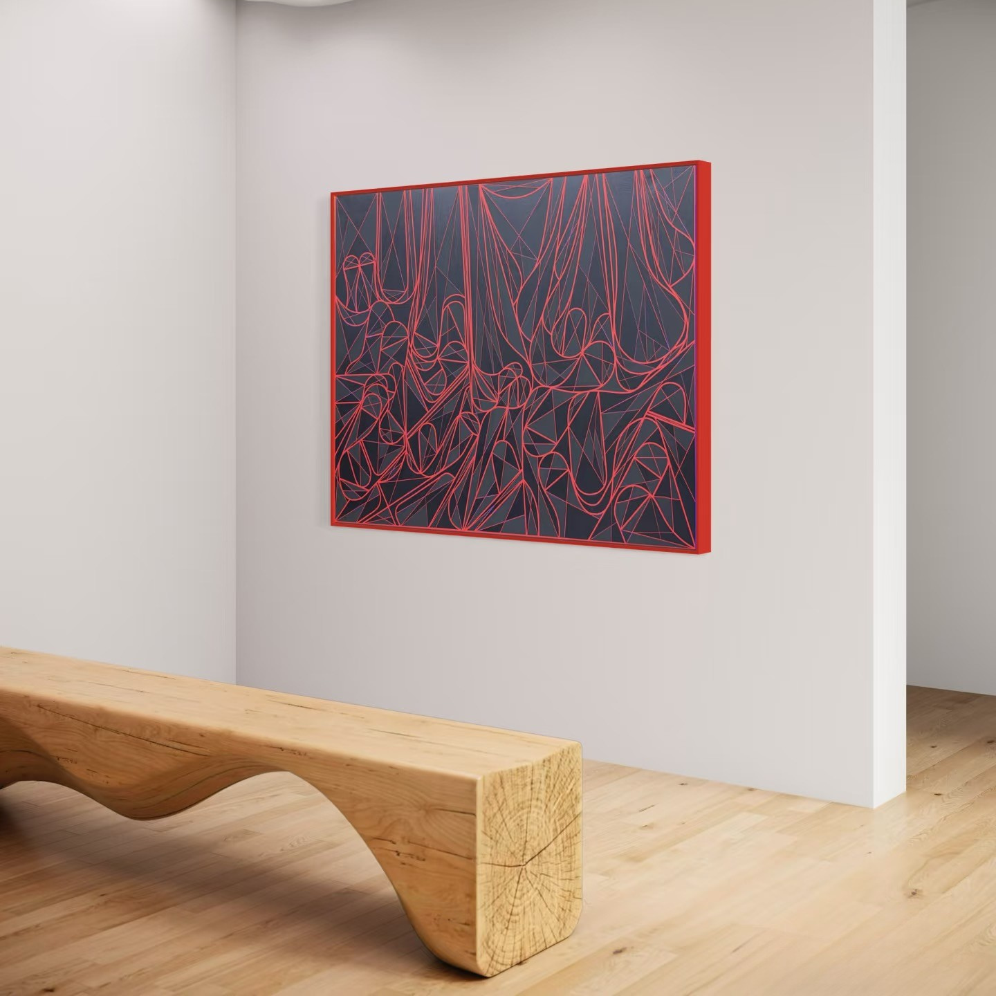 Flash Sale - Simple Solid Wood Bench Accent in Wood Color with Solid Pattern