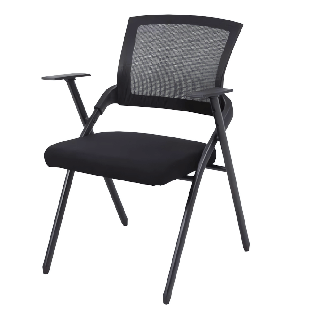 Folding table and chair set designed for versatile use in dynamic office spaces