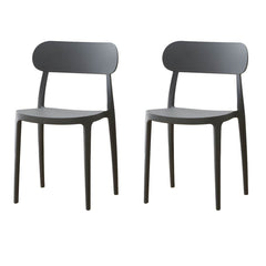 Modern Scandinavian Plastic & Acrylic Kitchen & Dining Chair Dining Chairs