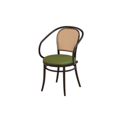 Sophisticated Rattan Dining Chairs Paired with a Durable Terrazzo Table - Elevate Your Dining Experience