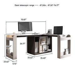 Home Office Desk Luxury Corner Desk L-Shaped
