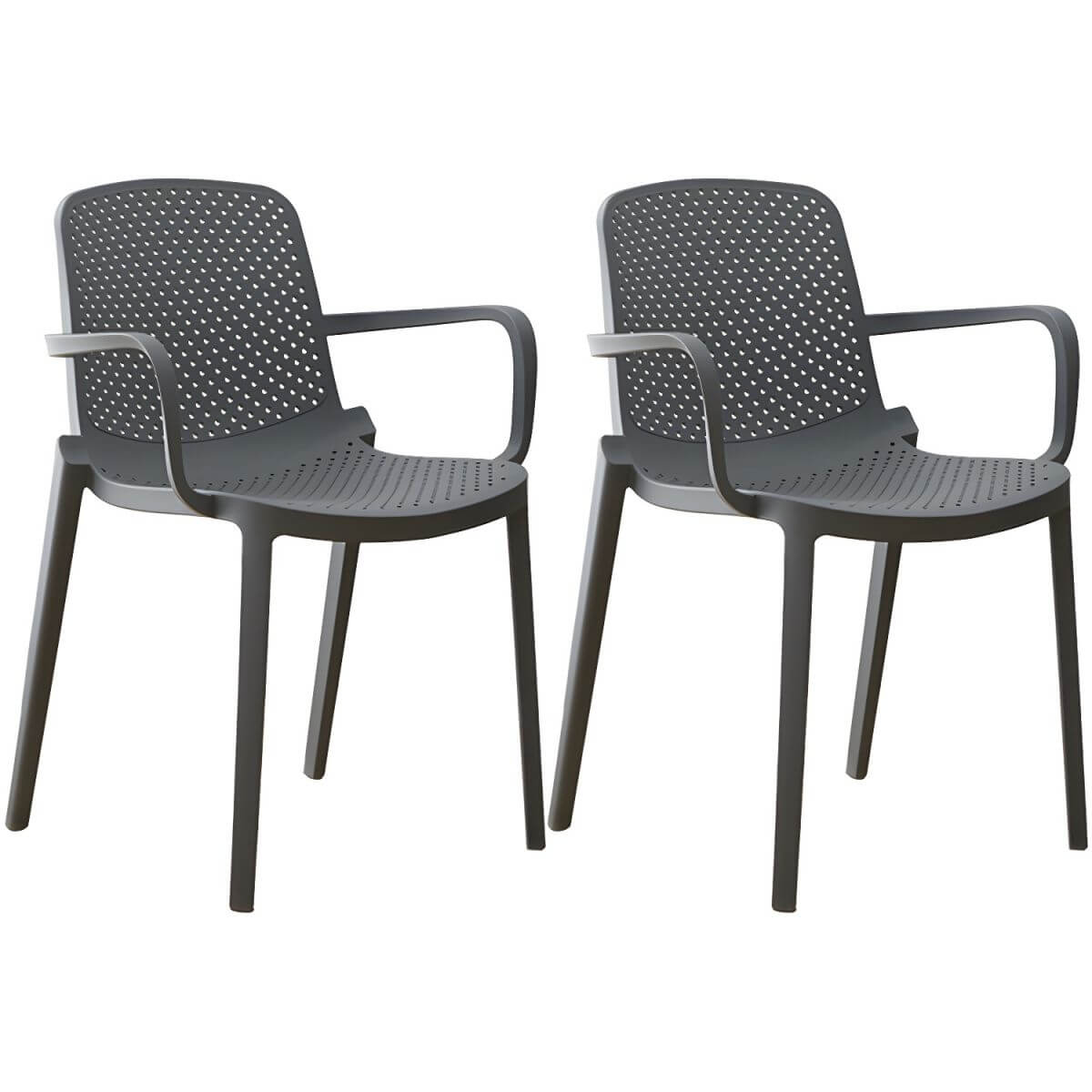 Acrylic modern plastic dining chair with solid back, 32 inches high, ideal for restaurant seating
