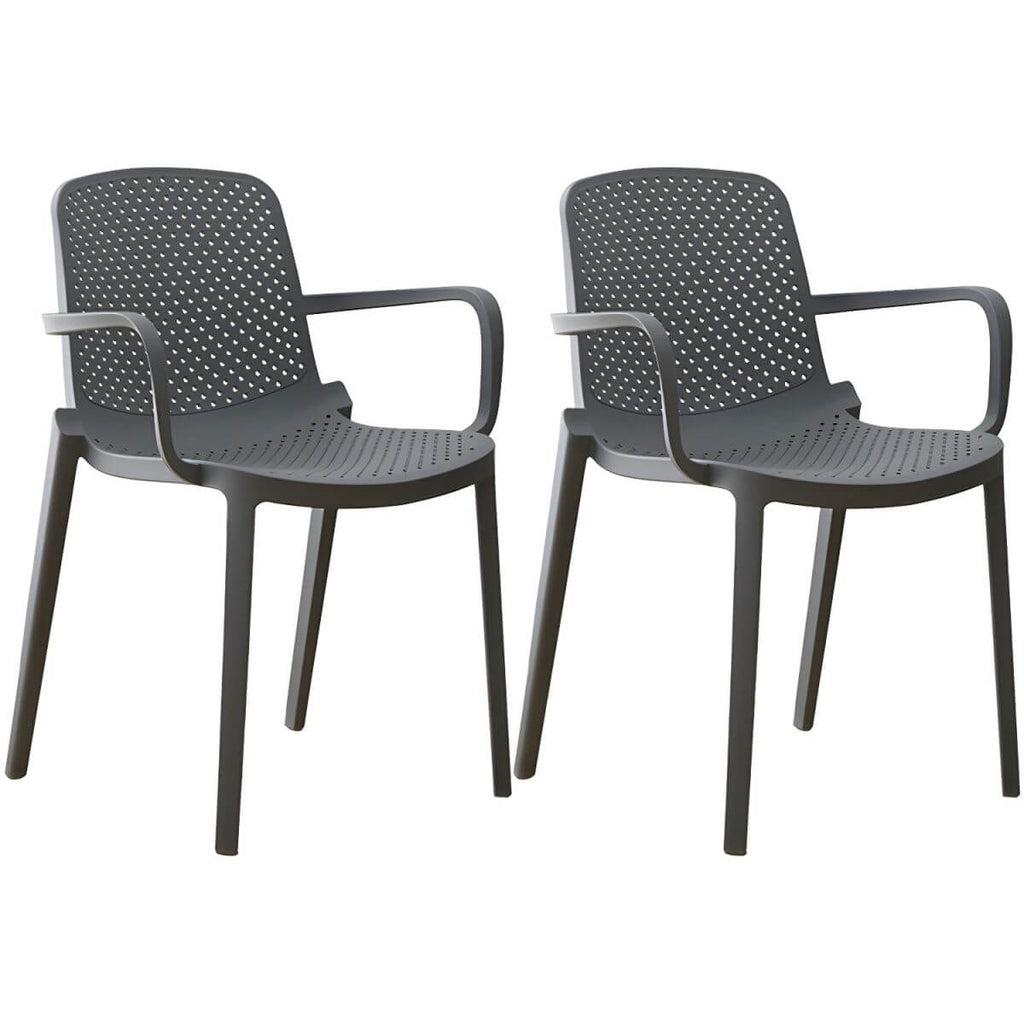 Acrylic modern plastic dining chair with solid back, 32 inches high, ideal for restaurant seating