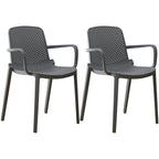 Acrylic modern plastic dining chair with solid back, 32 inches high, ideal for restaurant seating