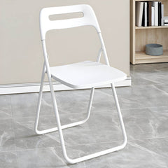 Collapsible Open Back Side Chair with Plastic & Acrylic Material - Modern Kitchen & Dining Dining Chairs