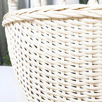 Metal porch swing with tropical olive green, auburn, and rose cushions, includes stand and chain