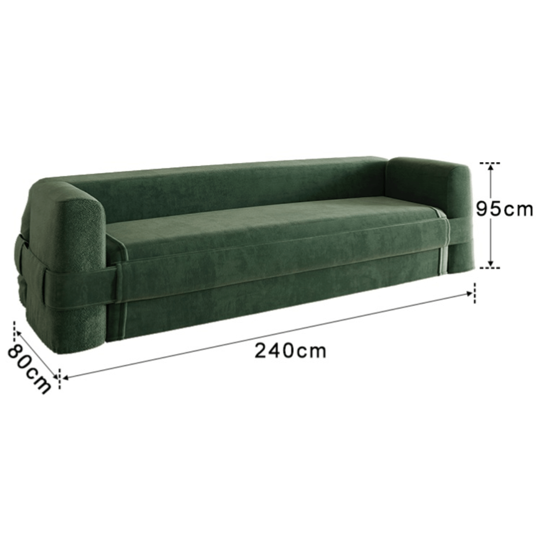 Luxurious Modern Minimalist Sofa Set with Ergonomic Armrests and High-Quality Velvet Fabric