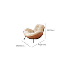 Sledging base rocking Papasan chair with comfortable cushion, perfect for sitting room accent seating