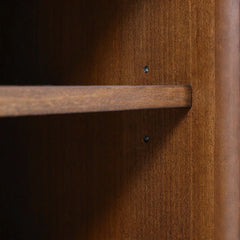 63" American Boxwood Tambour Sideboard Cabinet