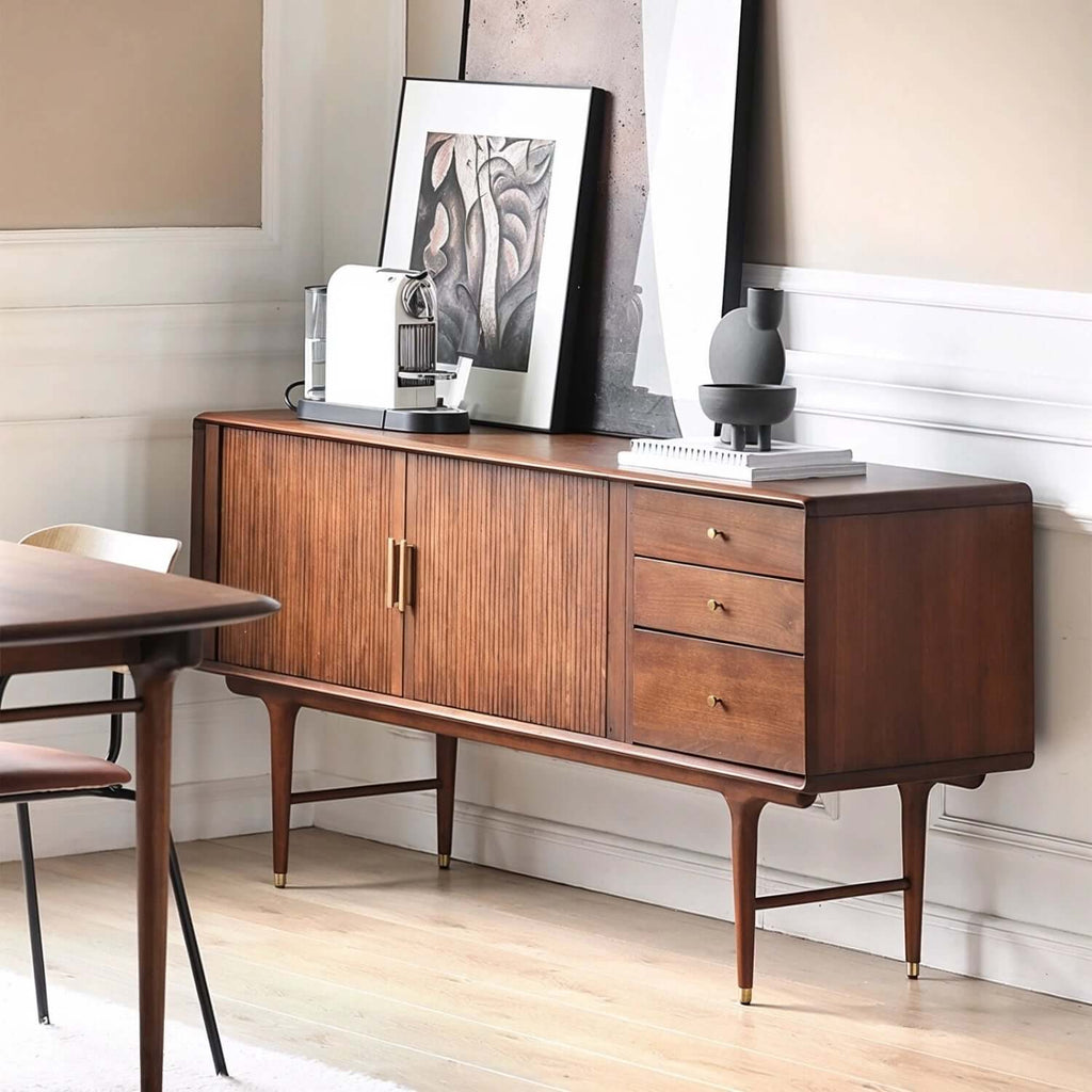 63" Boxwood Buffet Cabinet With Three Drawers