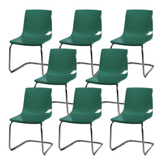 Gorgeous Scandinavian Style Side Chair - Low Back Plastic & Acrylic Chair for Kitchen & Dining Dining Chairs