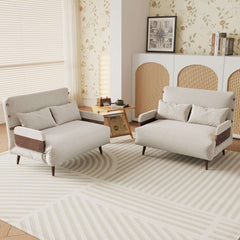 3-in-1 Futon Sofa Bed Convertible Chair Recliner Space -saving