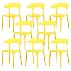Nordic Armrest Stackable Acrylic Chair with Acrylic Legs for Dining Room Dining Chairs