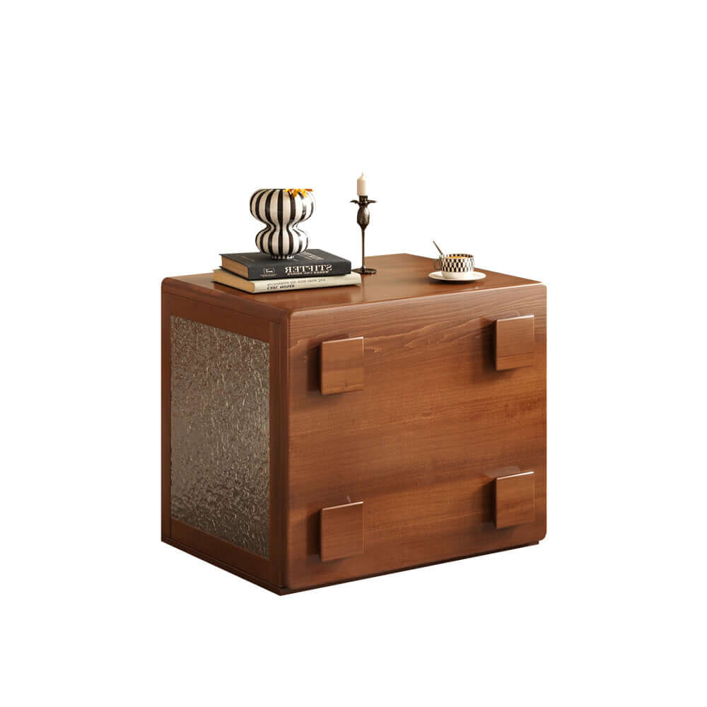 Modular vintage storage cabinet with combination compartments for versatile organization