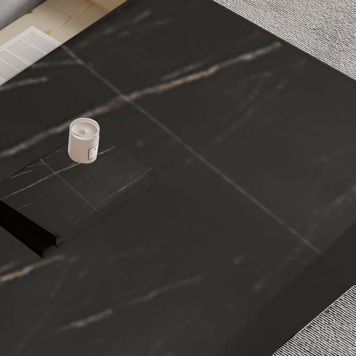 Electric fireplace TV stand with wood storage, available in 70.8 and 78.7 inch sizes