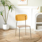 Transparent acrylic dining chair with modern design, perfect for living room and kitchen seating