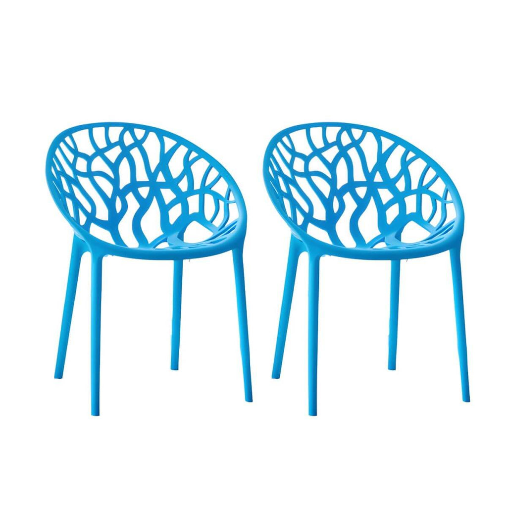 Scandinavian style sloped arm chair made of plastic and acrylic, ideal for kitchen and dining areas