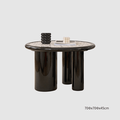 Elegant Round Terrazzo Coffee Tables - Add Sophistication to Your Living Room