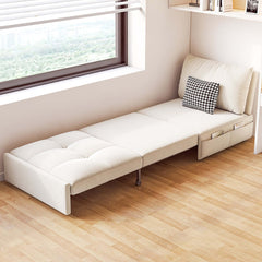 Single Seat Pullout Sofa Bed with Side Pockets