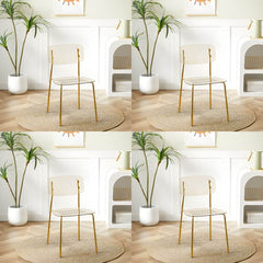Contemporary Acrylic Dining Chair for Living Room and Kitchen Dining Chairs