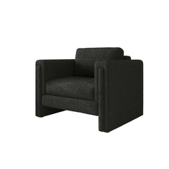 Modern Single Upholstered Sofa Armchair Teddy Fabric or Cotton Linen Blend Options