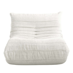 Lazy Compressed Foam Floor Couch Chenille Togo Sofa